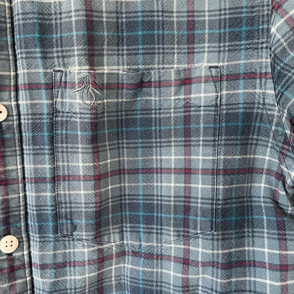 Original Penguin Plaid Short Sleeve Button Down - Picture 4 of 7